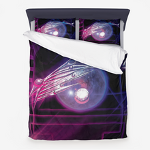 Load image into Gallery viewer, Neon Dolphin Duvet Cover With Pillow Cases 99.99USD