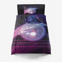 Load image into Gallery viewer, Neon Dolphin Duvet Cover With Pillow Cases 99.99USD