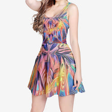 Load image into Gallery viewer, Skater Dress Rainbow Heart II 1 Quantity $89.99