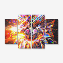 Load image into Gallery viewer, StarBurst-Gold 4 Piece Canvas 4x12 x32 1 Quantity Canvas Print From 449.99 to 629.99USD
