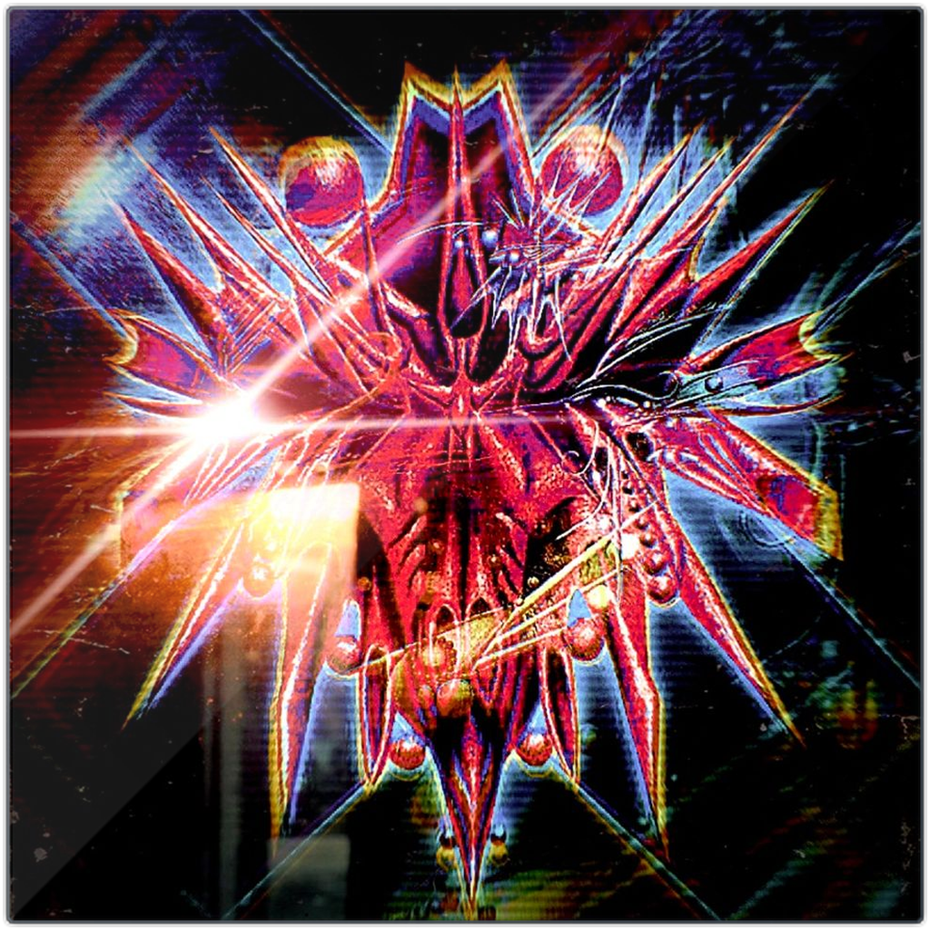 Fire Heart II 16x16 Inch Metal Print 1 Quantity 249.99 USD