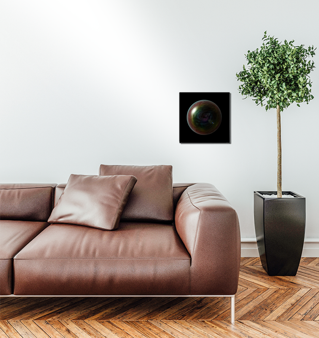 The Bubble 12x12 Inch Metal Print 1 Quantity 149.99USD