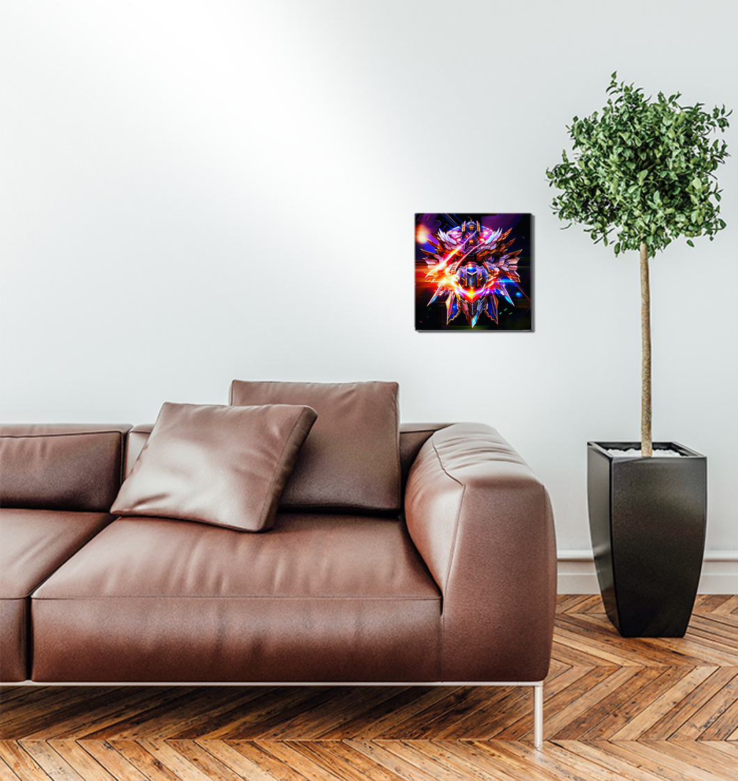 Electro Star 12x12 Metal Print 1 Quantity 149.99USD