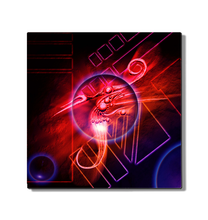 Load image into Gallery viewer, The Lizard and the Chameleon 12x12 Inch Metal Print 1 Quantity 149.00USD
