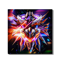 Load image into Gallery viewer, Electro Star II 12x12 Inch Metal Print 1 Quantity 149.99USD
