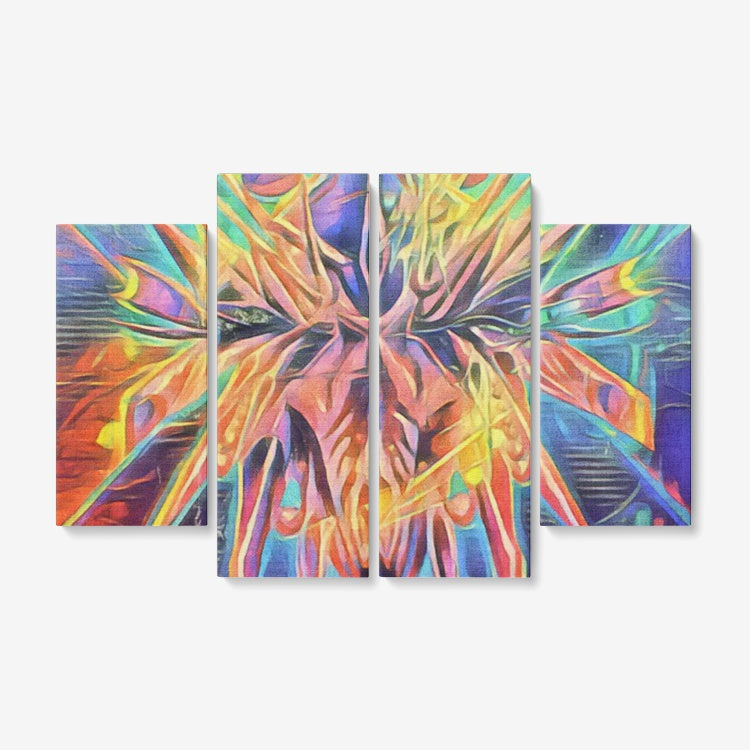 Rainbow Heart II 4x12x32 Inch Canvas 1 Quantity From 449.99 to 629.99USD
