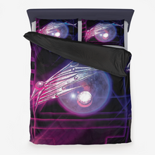 Load image into Gallery viewer, Neon Dolphin Duvet Cover With Pillow Cases 99.99USD
