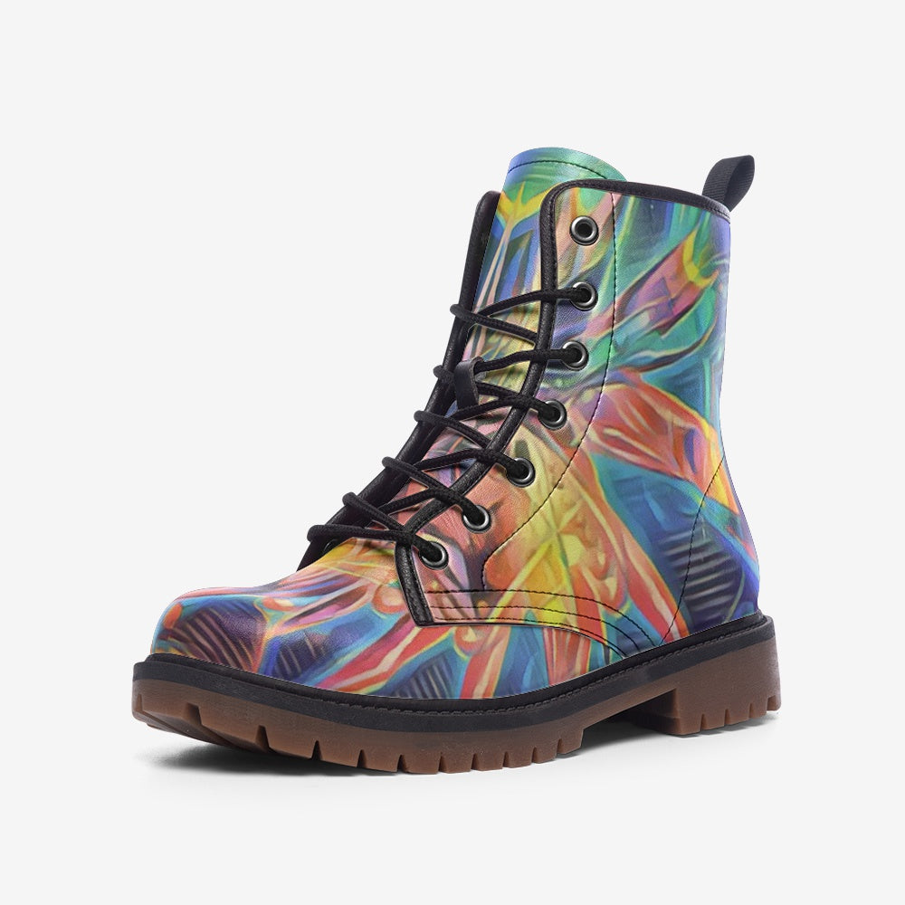 Rainbow Heart II High-Top Boots 1 Pair 189.99USD