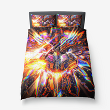 Load image into Gallery viewer, Starburst Gold Duvet Cover With Pillow Cases 99.99USD
