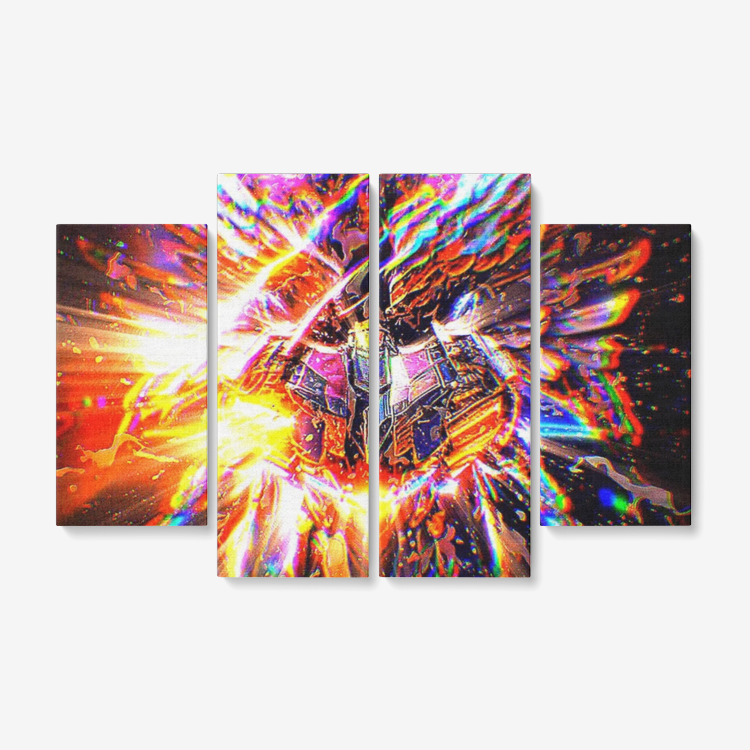 StarBurst-Gold 4 Piece Canvas 4x12 x32 1 Quantity Canvas Print From 449.99 to 629.99USD